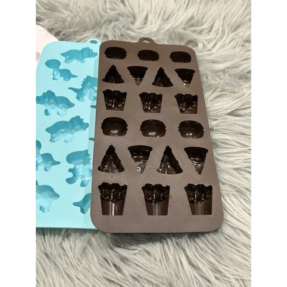 Silicone Mold Making Sets-‎ Dinosaur-Easter-Fast Food- Space